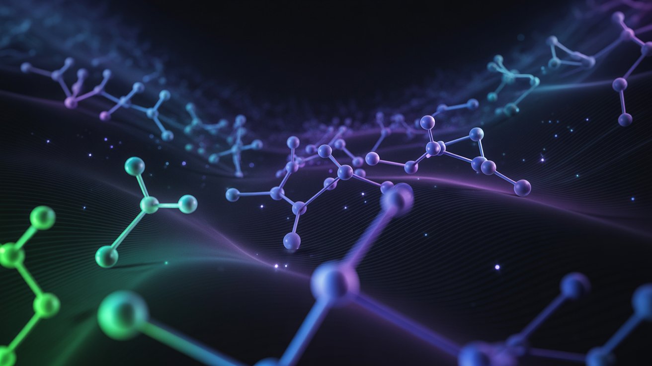 Abstract molecular background